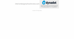Desktop Screenshot of interiordesignschoolreview.com